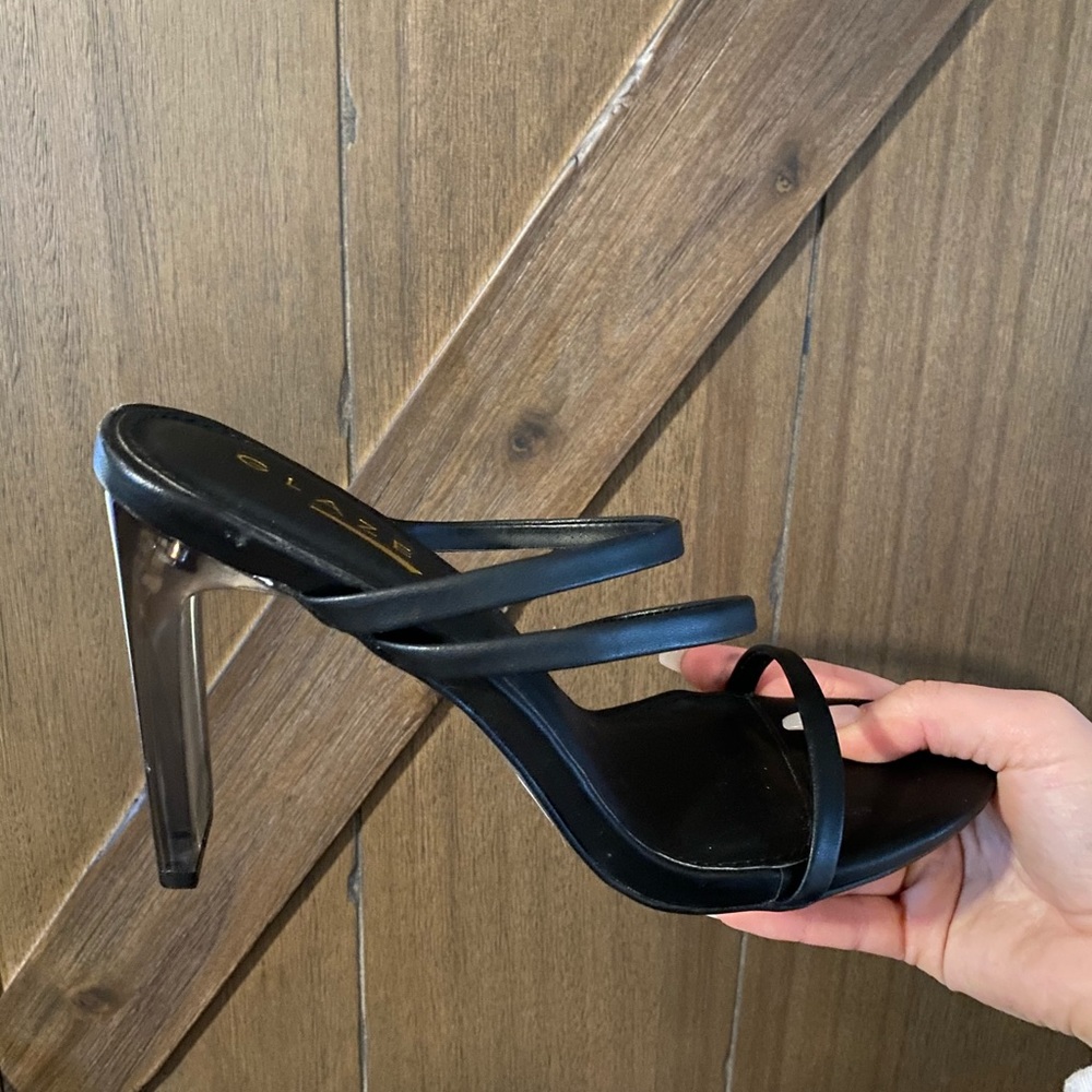 Black Strappy Heels